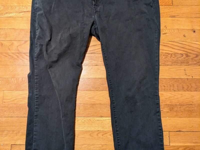 Men's Levi's Black Chinos (42x32) - Faded Straight Leg (Great Condition)