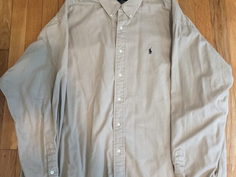 Ralph Lauren BLAKE Fit Khaki Twill Shirt (XXL)